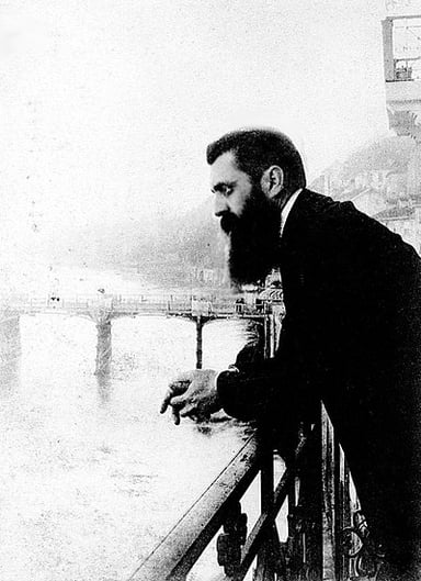 What was the profession of Theodor Herzl before he became a journalist and political activist?