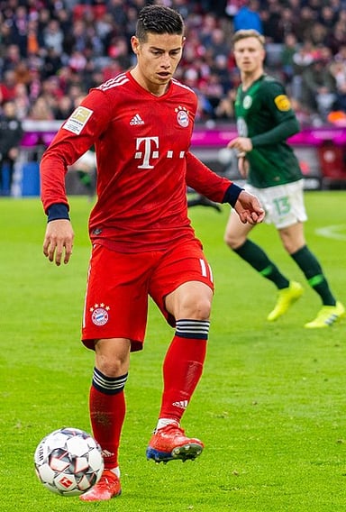 What position does James Rodríguez play aside from being an attacking midfielder?