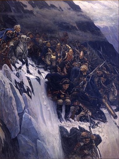 What was the name of the song that immortalized Suvorov’s storming of Izmail?