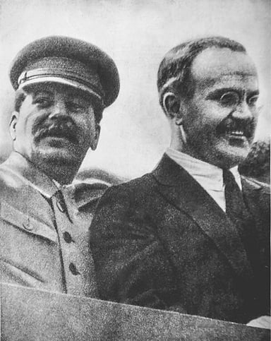 Which was the top position Molotov held in the Soviet government?