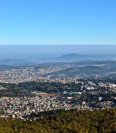 What is the population rank of Shillong in India?