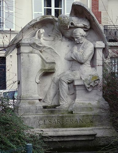 In what year did César Franck become the organist at the Basilica of St. Clotilde, Paris?