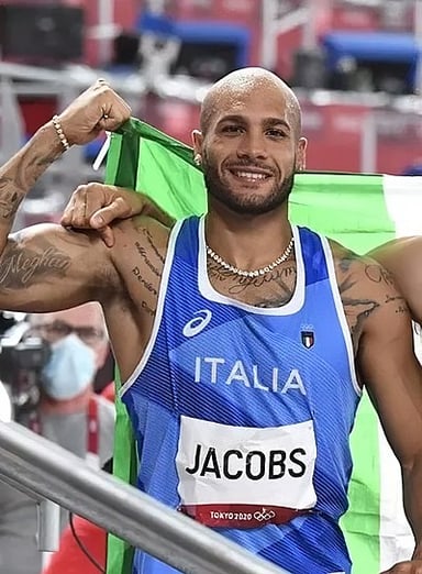 Has Marcell Jacobs ever competed in the IAAF World Athletics Championships?
