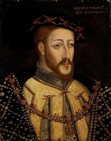 What age was James V when he became King of Scotland?