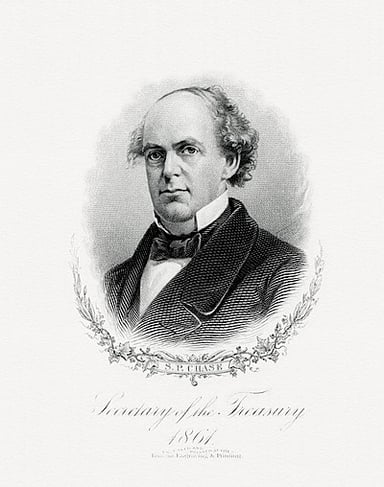 Which political party did Salmon P. Chase leave in 1841?