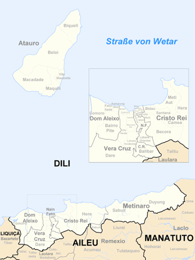What is the elevation above sea level of Dili?