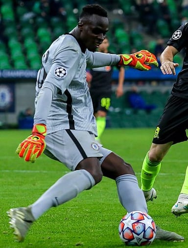 In which UEFA competition did Mendy keep nine clean sheets?