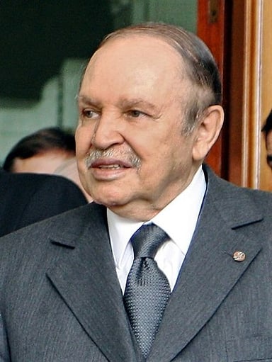 How long did Bouteflika serve as Algeria's president?