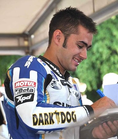 What is the nickname of English motorcycle road racer Leon Haslam?