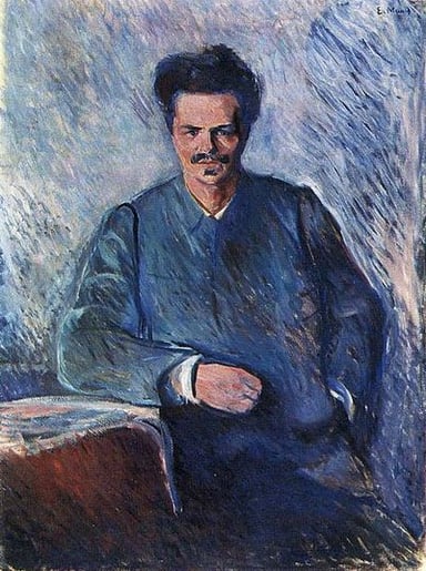 What was August Strindberg's occupation besides being a writer?