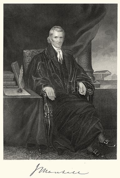 Where did John Marshall receive their education?[br](Select 2 answers)