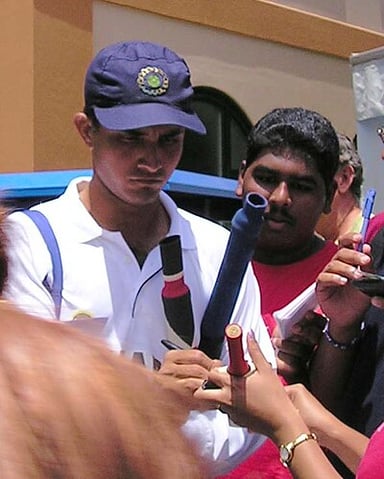 In which year did Sourav Ganguly become the captain of the Indian cricket team?
