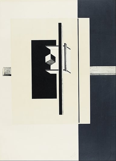 What was one of Lissitzky's last works?