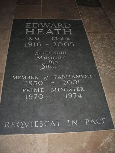 What was the cause of Edward Heath's death?