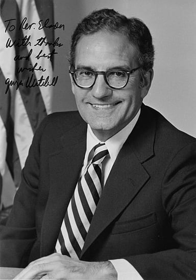 As Senate Majority Leader, what was one of Mitchell's notable achievements?