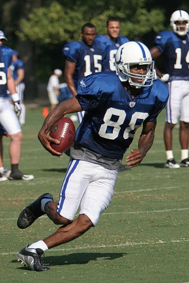 What number did Marvin Harrison wear with the Colts?