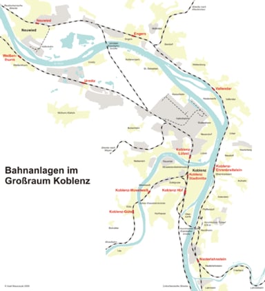 Who established Koblenz as a Roman military post?