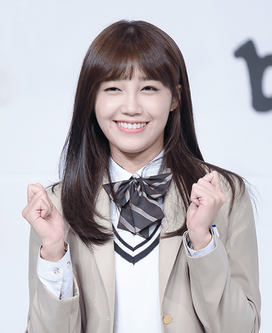 What was the name of Eunji's first acting project?