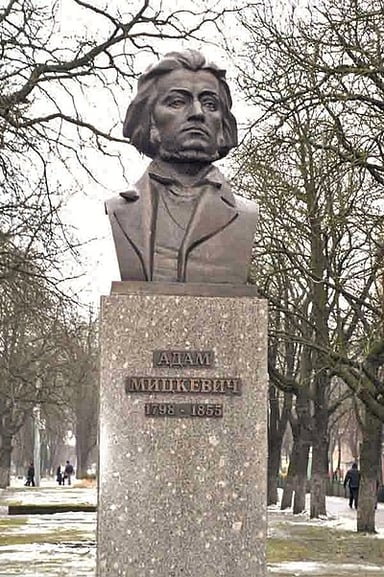 Where did Adam Mickiewicz die?