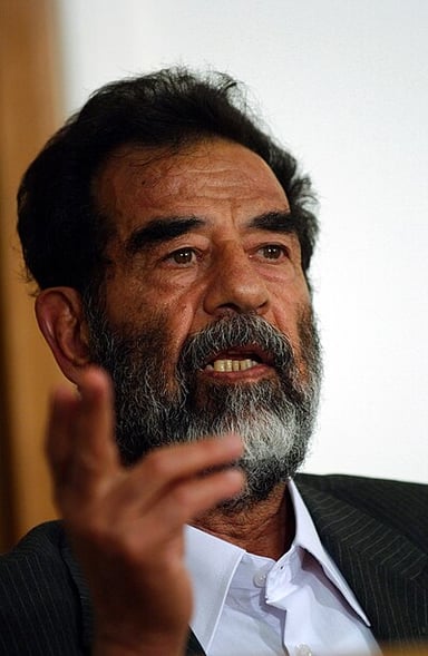 The Grand Cross Of The Order Of Isabella The Catholic was awarded to Saddam Hussein in what year?