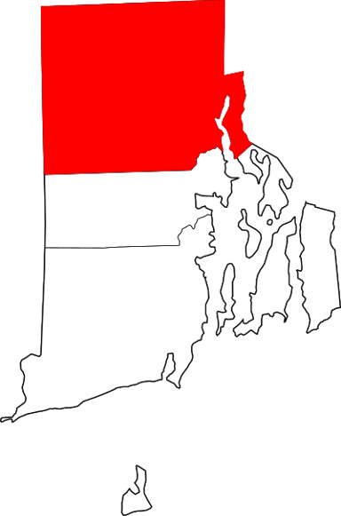 What is the area occupied by Providence?