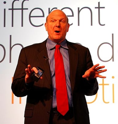 Which tech giant did Steve Ballmer famously criticize in 2007?