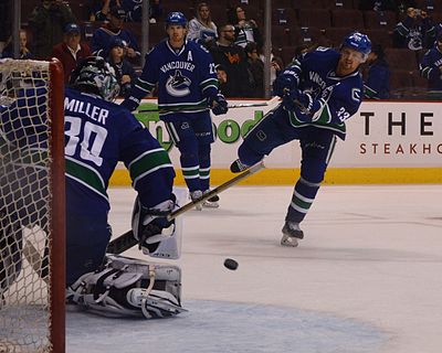 What is the name of the arena where the Vancouver Canucks play their home games?