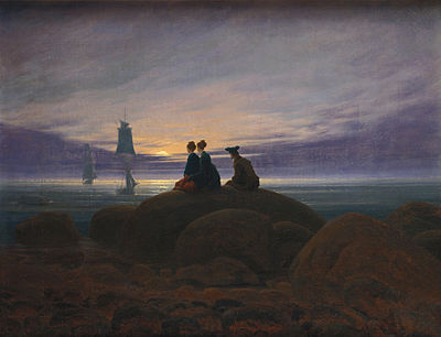 Which era's ideals influenced Friedrich's focus on spirituality in art?
