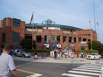 Which Major League Baseball team are the Durham Bulls affiliated with?