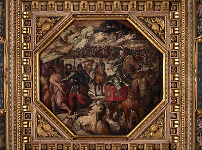 Vasari's work promoted an idea of superiority in the visual arts of which city?