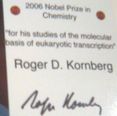 Kornberg's Nobel Prize was awarded in what year?