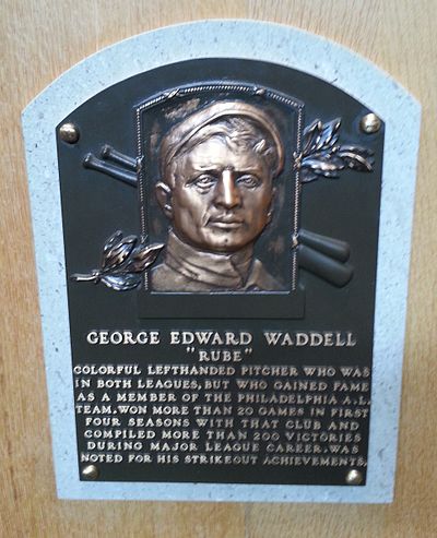 What was the date of Rube Waddell's death?