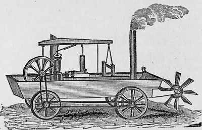 Who built the world's first high-pressure steam engine?