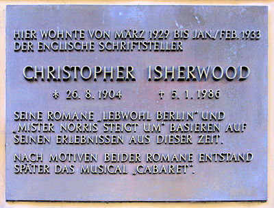 When was Christopher Isherwood born?