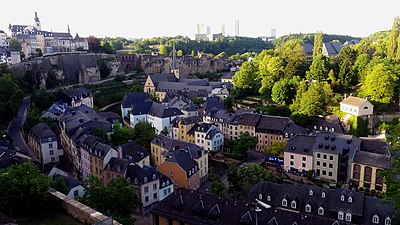 What are the twin cities of Luxembourg?