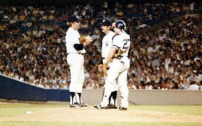 In which year did Billy Martin lead the Detroit Tigers to an AL East title?