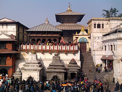 Which World Heritage Site in Kathmandu is a famous Buddhist pilgrimage site?