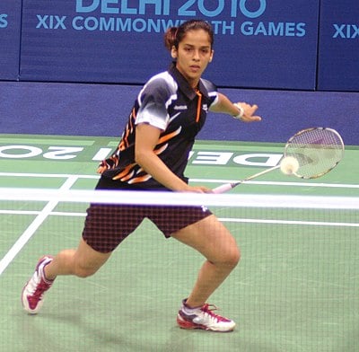 How many international titles has Saina Nehwal won?