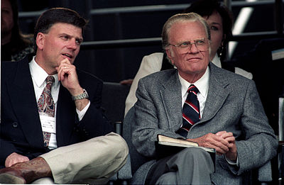 Which radio show did Billy Graham host from 1950 to 1954?
