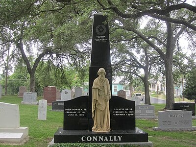 What year did Connally become Governor of Texas?