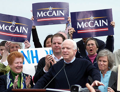 Which events has John McCain attended or competed in?[br](Select 2 answers)