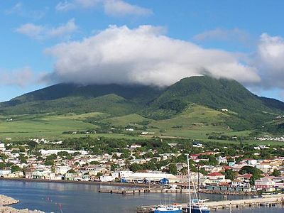 What is the elevation above sea level of Basseterre?