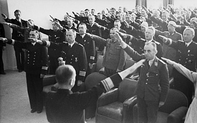What was Karl Dönitz's rank in the German Navy during World War II?