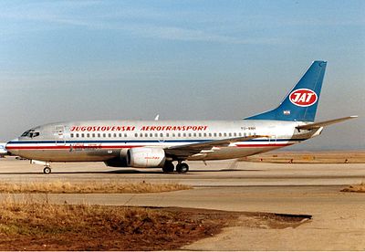 How many employees did Jat Airways have?