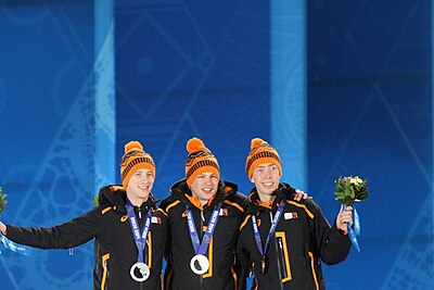 How many Olympic gold medals has Sven Kramer won in the 5000 meters?