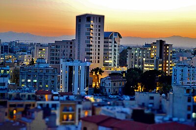 What is the main international business center of Cyprus?