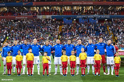 What is the capacity of Laugardalsvöllur, the home stadium of the Iceland national football team?