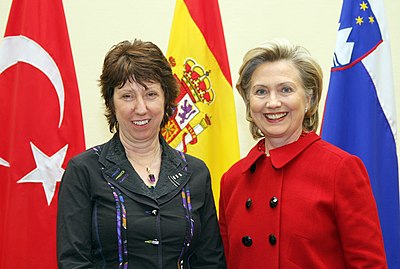 Catherine Ashton was involved in the P5+1 talks concerning which country's nuclear program?