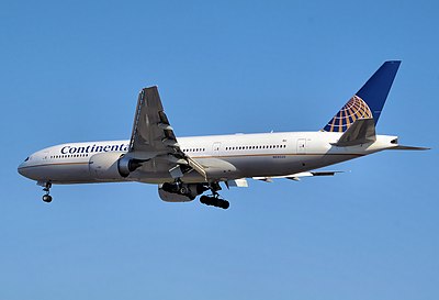 What was the value of the Continental and United Airlines merger?