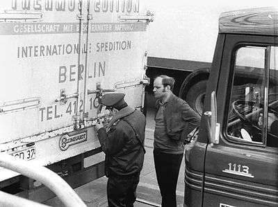 What was the geographical location of West Berlin in relation to the Inner German border?